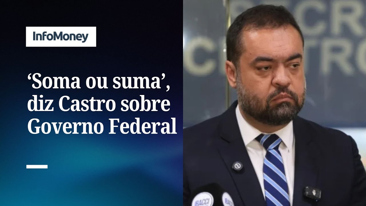Soma ou suma Rio não vai ficar chorando por ajuda diz Castro | InfoMoney News  TV Online Soma ou suma Rio não vai ficar chorando por ajuda diz Castro | InfoMoney News