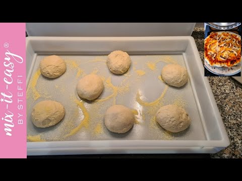 Der perfekte Pizzateig - 48 Stunden Teig | Thermomix® TM6 | mix-it-easy®