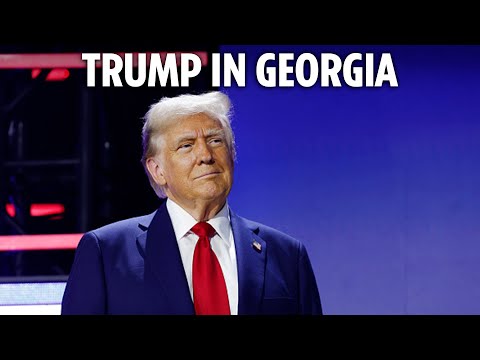 LIVE: Trump campaigns key battleground state Georgia