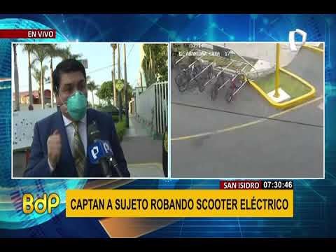 San Isidro: delincuentes se hacen pasar como dueños y roban scooters eléctricos