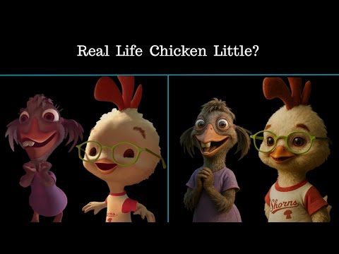 What If Chicken Little Characters Were Real? | AI Realistic Transformation 🐥🌎✨