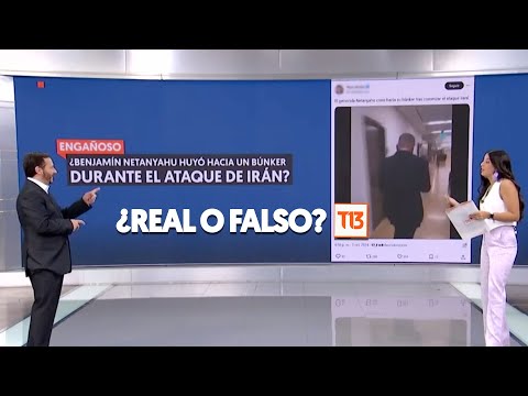 Video real o falso: ¿Netanyahu huyo? hacia un bu?nker durante ataque irani??