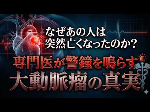 【専門医が解説】無症状で進む「大動脈瘤」突然死を防ぐ早期発見と治療