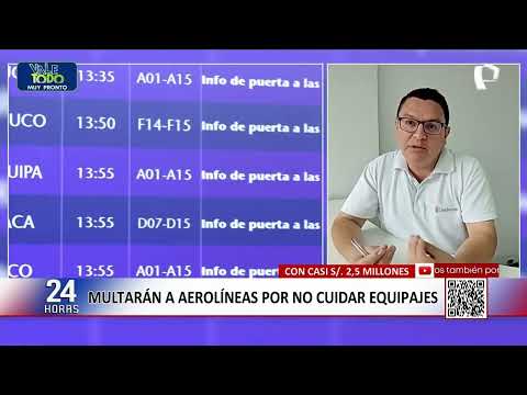 Indecopi advierte que aerolíneas deben responder por pérdida o daños en equipajes