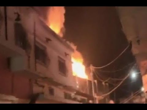 Impactantes imágenes de incendio en el Mercado Municipal de Chiquimulilla