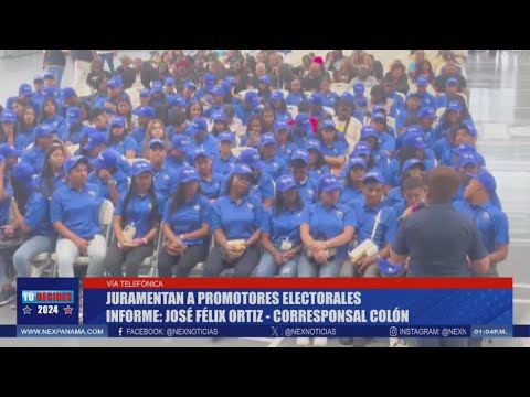 Juramentan a promotores electorales en la provincia de Colo?n | Tu? decides
