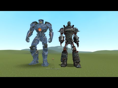 GIPSY DANGER - KAIJU PARTS FIGHT PART 2