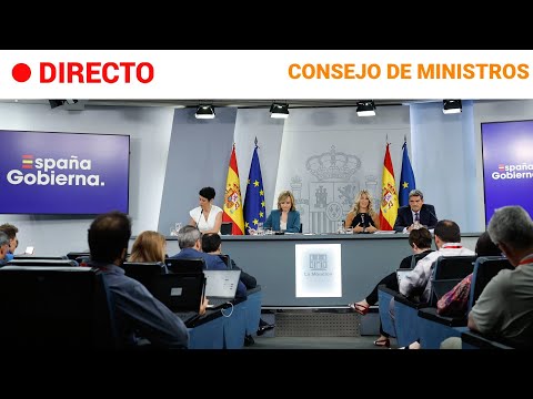 CONSEJO DE MINISTROS  EN DIRECTO: GOBIERNO EXIGE a FEIJÓO que RECTIFIQUE sobre CONSTITUCIONAL |RTVE