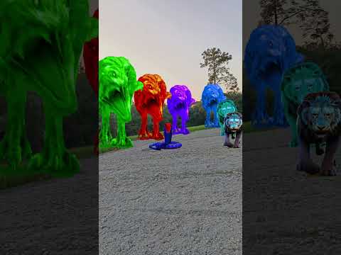 Big dinosaur Chase t-rex chasing part-246#shorts #youtube #dinosaur #suprman #viral 🐯🦖🦣🐘