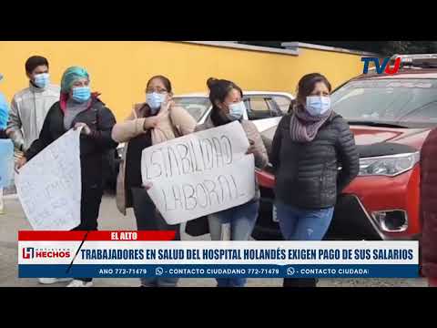 TRABAJADORES EN SALUD DEL HOSPITAL HOLANDÉS EXIGEN PAGO DE SUS SALARIOS