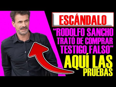 ESCÁNDALO MUNDIAL!! RODOLFO SANCHO TRATÓ DE COMPRAR TESTIGO FALSO AQUÍ LAS PRUEBAS.