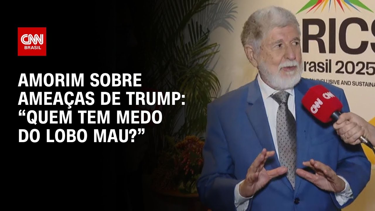 Tarifar o Brasil é um tiro no pé diz Celso Amorim sobre ameaça de Donald Trump | LIVE CNN
