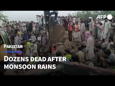 Rescue workers in northern Pakistan after deadly monsoon rains | AFP