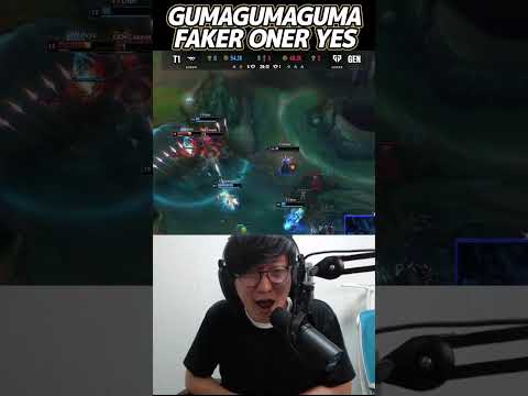 GUMAGUMAGUMA FAKER ONER YES!!｜T1 vs GEN Worlds2024 #Shorts