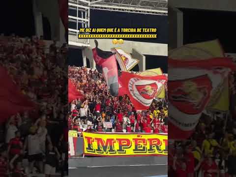Torcida do Flamengo faz a festa no Nilton Santos #futebol #ecosdaarquibancada #torcidadoflameng