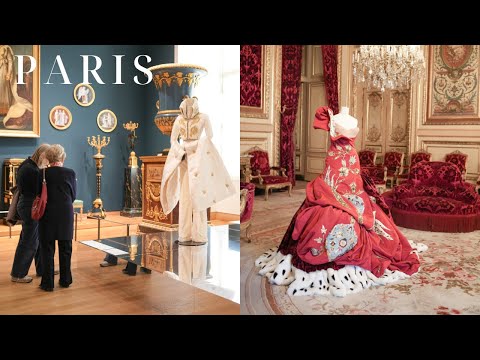 ルーヴル夢のドレス展、人気アクセ、バッグの中身。フランスの最も美しい村をお散歩 Paris vlog