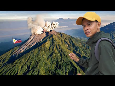 This MOUNTAIN has TWO CRATERS and it's ACTIVE