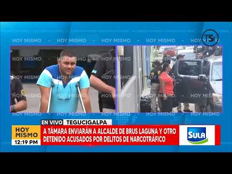 A Támara enviarán a alcalde de Brus Laguna y otro detenido acusados por el delito de narcotráfico