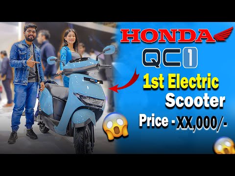 Honda's 1st Electric Scooter - QC1 Review🤩 | Best Electric Scooters 2025 | Electric Vehicles India