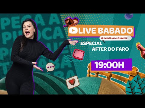 LIVE AFTER DO FARO! Saiba OS BASTIDORES DA FAZENDA | 27.09 ÀS 19H AO VIVO COM JU NOGUEIRA