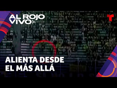 Graban supuesto hincha fantasma durante un partido de fútbol en Bolivia