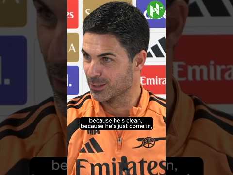 Arteta compares Dowman to <strong>water</strong> 😂