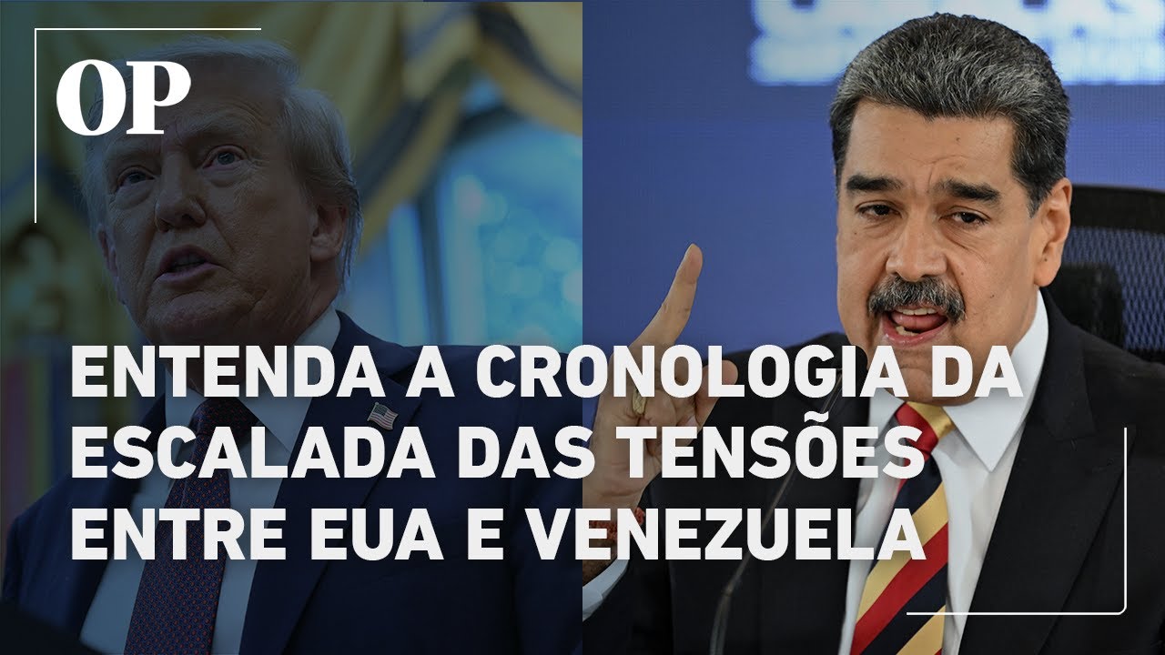 Entenda a ordem cronológica da escalada de tensão entre Estados Unidos e Venezuela