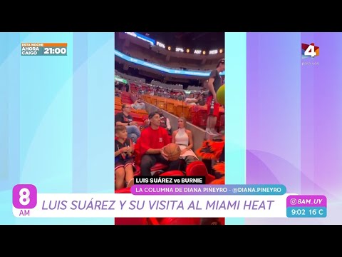 8AM - Luis Suárez y su visita al Miami Heat