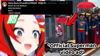 Bae Couldn't Believe That She's ACTUALLY in The Official Superman Movi