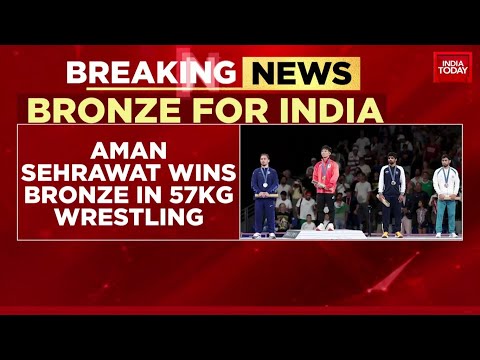 India Today Exclusive: Aman Sehrawat Wins Bronze, India's Olympic Tally Rises