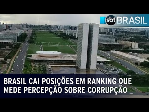 Brasil cai posições em ranking que mede percepção sobre corrupção | SBT Brasil (30/01/24)