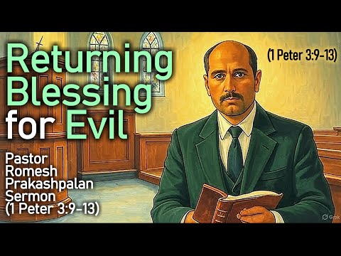 Returning Blessing for Evil - Pastor Romesh Prakashpalan Sermon (1 Peter 3:9-13)