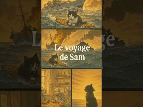Le chat qui a survécu à 3 naufrages… Une histoire vraie tirée de faits réels 🐱⚓ #histoirechat