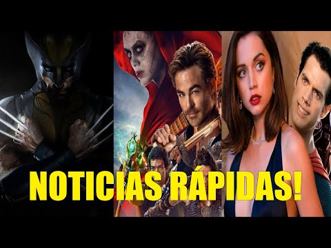 NOTICIAS RAPIDAS! PRUEBAS TRAJE WOLVERINE, DUNGEON AND DRAGON LUCE TERRIBLE, ANA DE ARMAS Y CAVILL