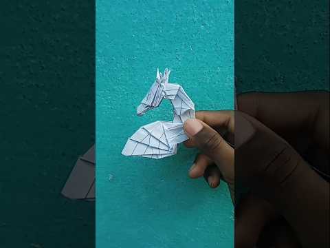 origami wyvren (LQD) #entertainment #craft #origami #wyvren #origamiwyvren #dragon #art #phonk