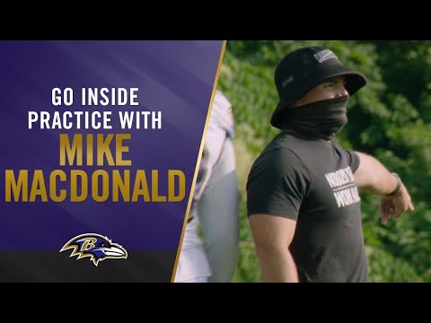 Ravens Wired: Mike Macdonald Mic’d Up in Ravens Training Camp Practice video clip