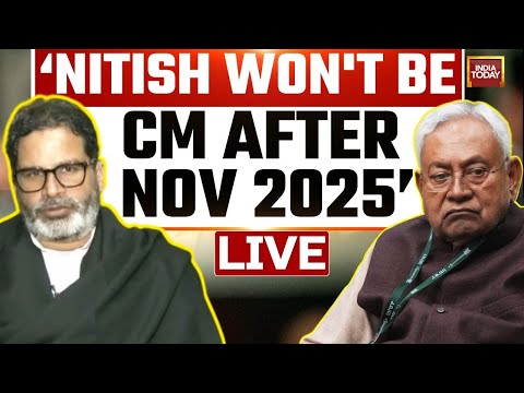 Prashant Kishor Interview LIVE: Will Nitish Kumar No More Be Bihar's Chief Minister? | India Today