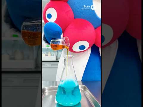 ミャクミャク博士の科学実験コーナー ゾウの歯磨き粉#ミャクミャク #science