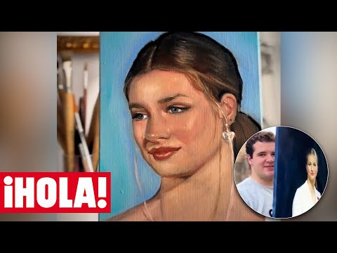 Conoce al joven artista que se ha hecho viral por su asombroso retrato a la princesa Leonor