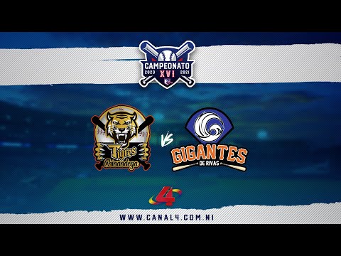 (EN VIVO) Tigres de Chinandega vs Gigantes de Rivas - 2do juego Serie Final / LBPN 2020