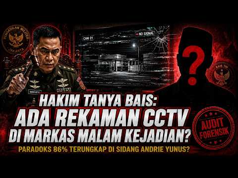 Anomali Salemba: Mengapa CCTV Markas BAIS TNI Jadi 'Titik Buta'?