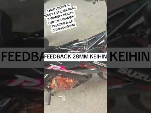 Feedback 28mm keihin #carburetor #keihincarburetor #raider150