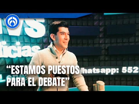 Manuel López San Martín desafía a Morena y no se baja del primer debate