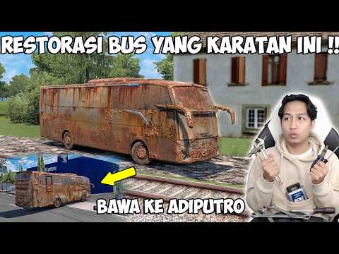 RESTORASI BUS JETBUS 5 KARATAN !! JADI GANTENG FULL FOKONYA