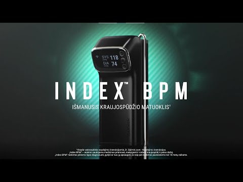 „Index BPM“ | Išmanusis kraujospūdžio matuoklis | „Garmin“