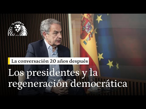 Zapatero: Los expresidentes hemos hablado de regeneración; lo dice Pedro y es un cambio de régimen