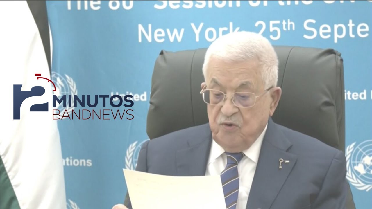 Abbas Rejeitamos o que o Hamas fez em 7 de outubro   BandNews em 2 Minutos 250925   Tarde