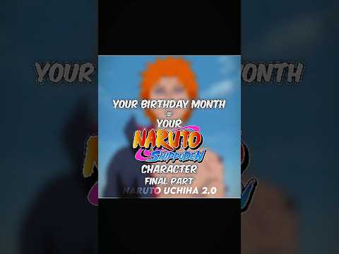 Your Birthday month = Your Naruto Character😎Final Part | Phonk Edit | #anime #phonk #narutoshippuden