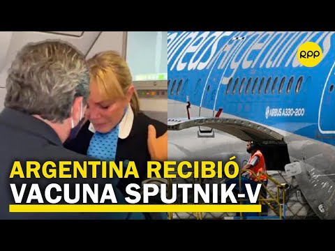 Llegó a Argentina primer lote de dosis de la vacuna Sputnik-V de Rusia