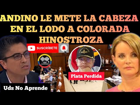 COLORADA JANET  HINOSTROZA VUELVE HACER RIDÍCULO ANTE MAURO ANDINO POR DEFENDER A LASSO RFE TV